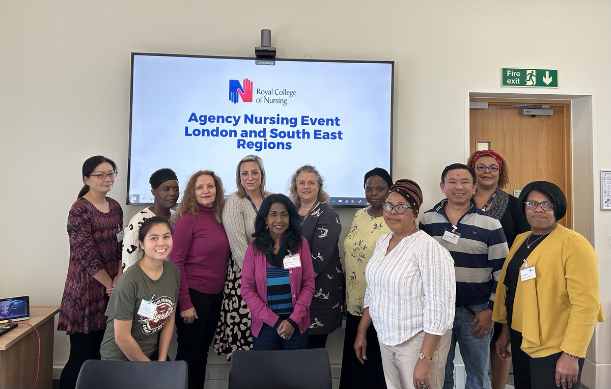 SouthEastRCN's tweet photo. Wonderful to welcome members to our event today with @RCNLondon #agencynurses #IHSC https://t.co/Ply18JdSid