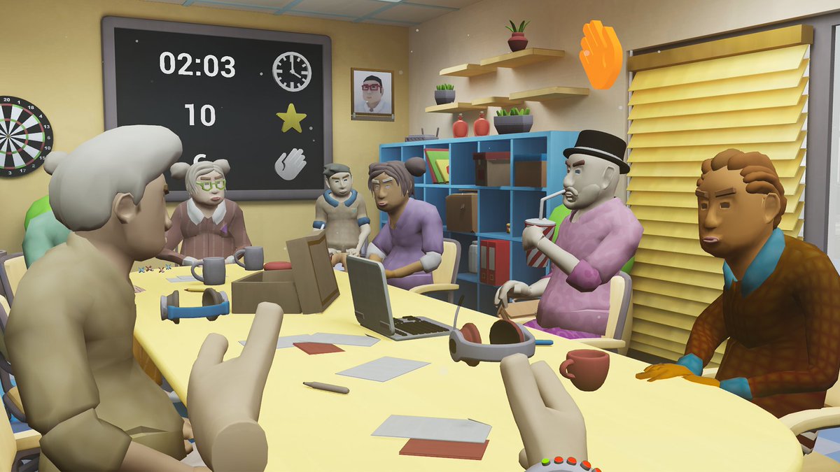 DAE_Studios's tweet photo. Today it's finally slapping time!

Get your copy of Slappyboard right now and have fun slapping!

Get it on Steam
https://t.co/CEh1UXRW0E
Get it on AppLab
https://t.co/0iSwEk5CDN
Get it on Viveport
https://t.co/IuDVkZRc2H

 #slaptime #havefun #gaming #VR https://t.co/Sjvy8hpCtZ