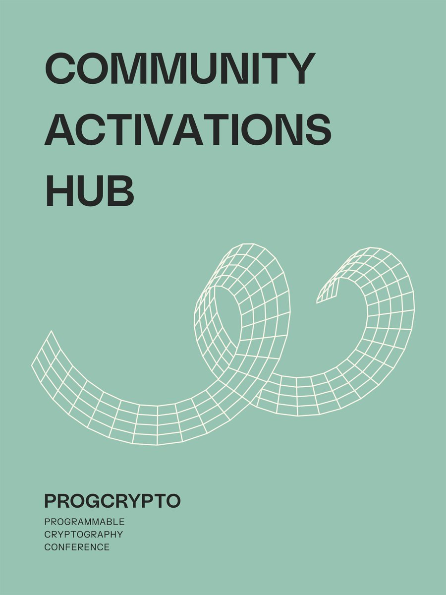PrivacyEthereum's tweet image. Invite programmable cryptography into your life this @EFDevconnect at the #Progcrypto Activation Hubs
We&apos;ve got incredible teams bringing interactive demos (and prizes) so you can experience cryptography in IRL applications, whether you&apos;re a zk dev or have zero prior knowledge 🤓