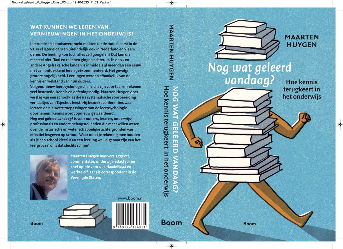 Het boek komt uit: hoe kennis terugkeert in het onderwijs na ‘het nieuwe leren’ dat inmiddels ouderwets is geworden.
