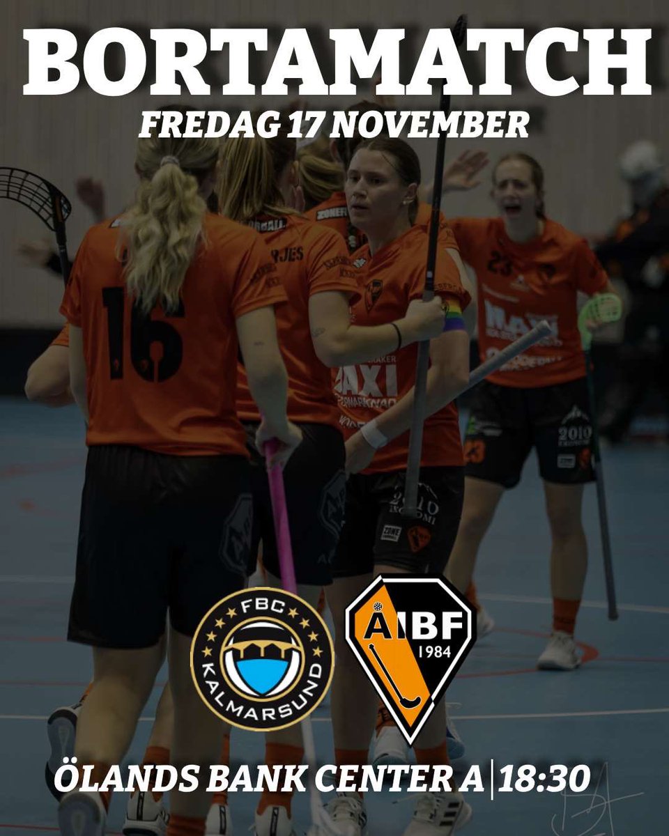 På Fredag åker vi ner till Öland och Ölands Bank Center för omgång 10 i Svenska Superligan och helgens första match! Matchstart klockan 18:30, matchen går att se live på Nu i Österåker🔥

#ackersfamiljen  #ackers #åkersbergaibf #SSL #sslse #innebandy