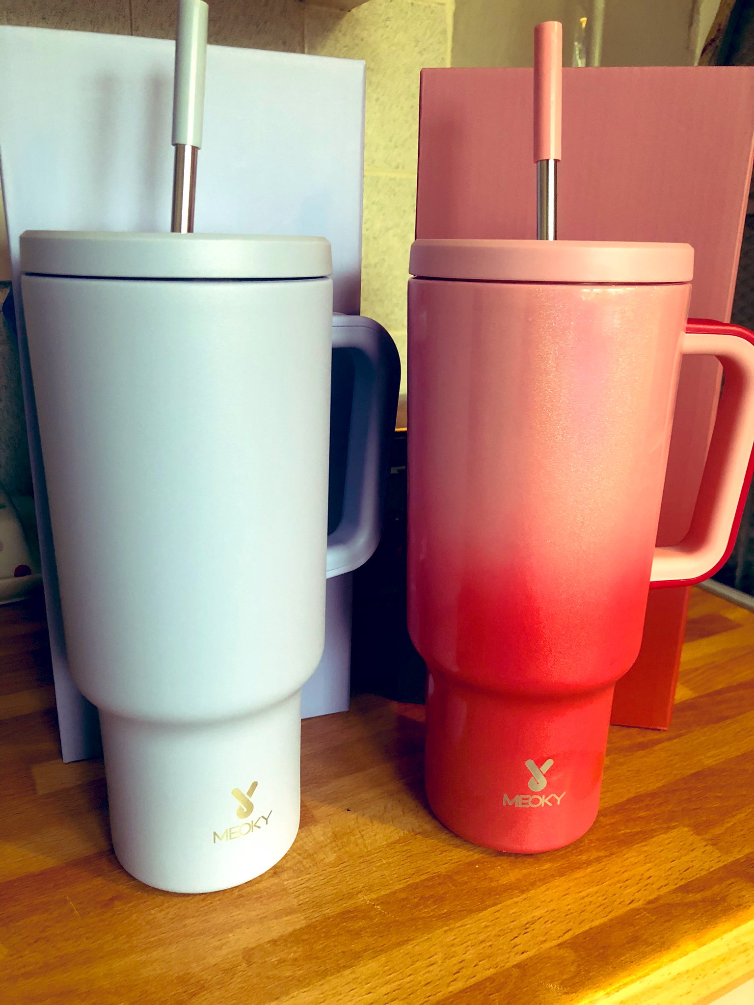 Helen on X: Little miss and I were treated to a new Meoky cup by