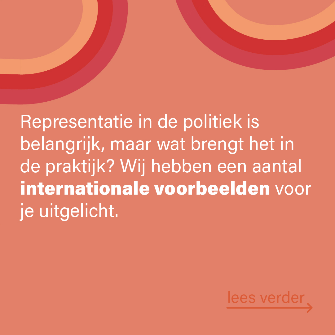 StemopeenVrouw's tweet image. De impact van representatie in het buitenland 🇮🇳🇸🇪

Onderzoek toont aan dat diversiteit goed is voor de kwaliteit van besluitvorming. Hoe ziet representatie er in de praktijk uit? Wij hebben 2 internationale voorbeelden uitgelicht 1/3 #StemOpEenVrouw
