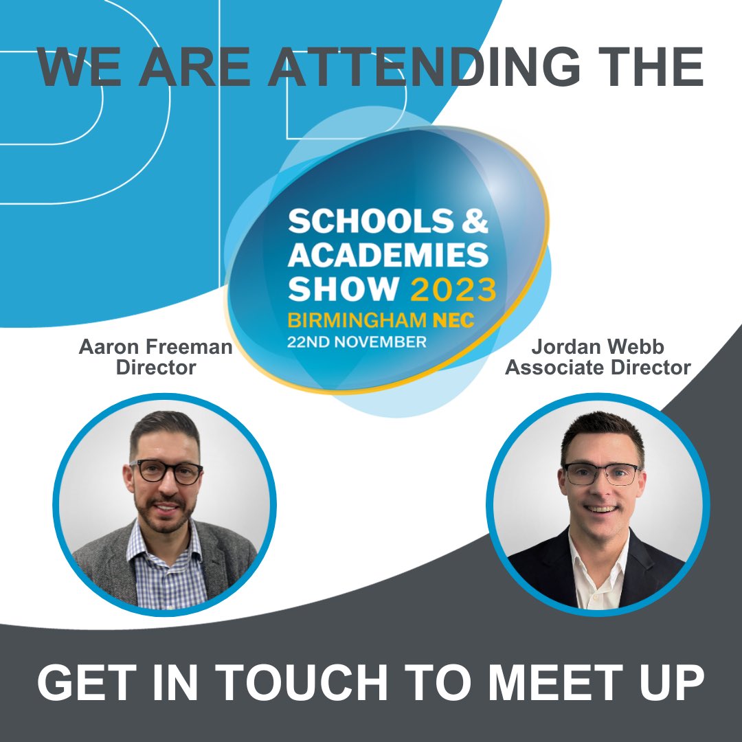 We’re attending The @SAA_Show on 22 Nov. Are you going? If your concerned about the condition of your educational institution, get in touch, let’s meet up. More - potterraper.co.uk/schools_academ…
 
 #SAASHOW #EducationNetworking #CIF #ConditionImprovementFunding #GovernmentFunding