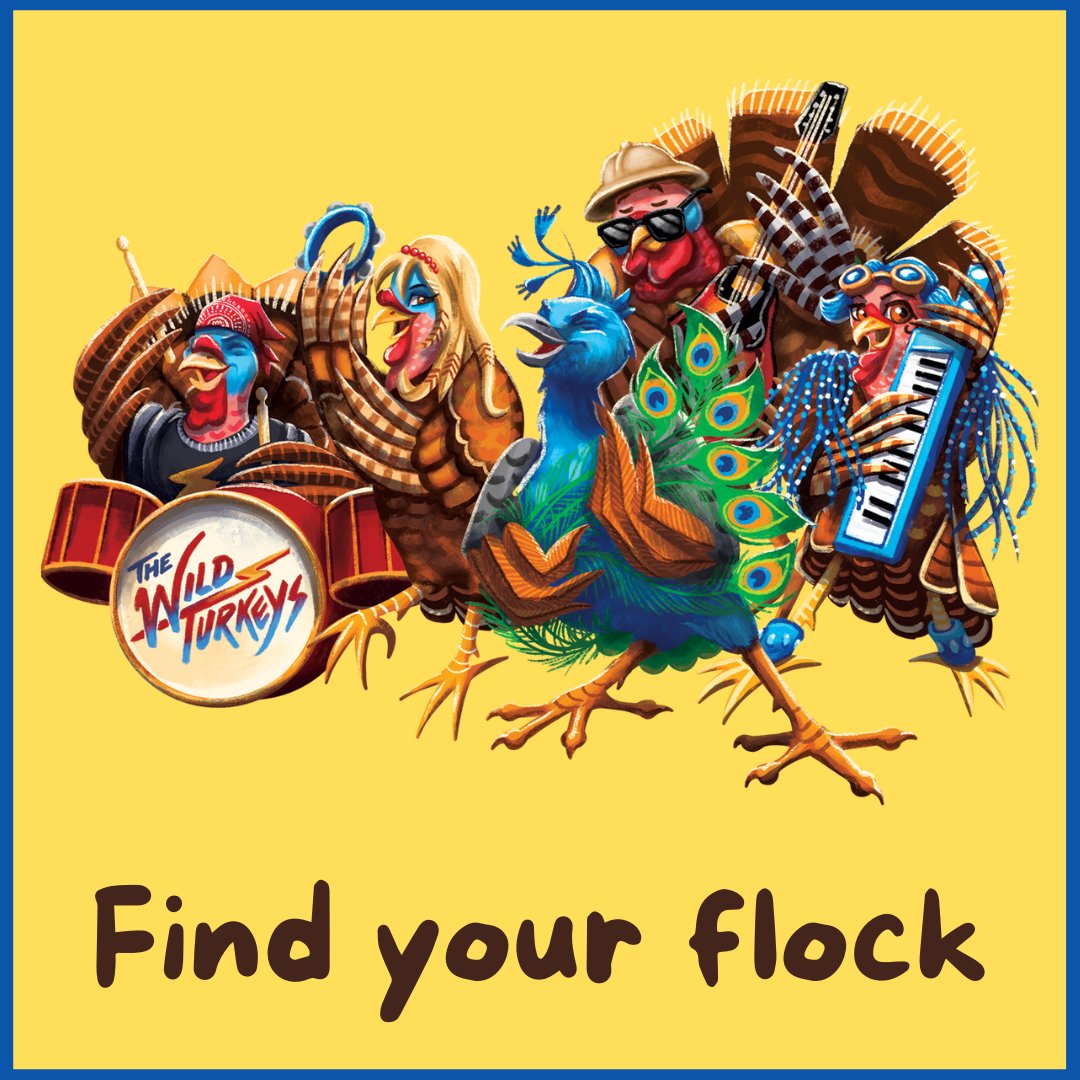 StrumandTWT's tweet photo. Anti-Bullying Week is a week dedicated to celebrating the values of inclusion, respect, and kindness. 💟
Surround yourself with people who build you up and make you feel good just being yourself. 😎
#findyourflock #antibullyingweek #friendshipweek #belonging #jointheband
#beyou https://t.co/8TKcFupBOA