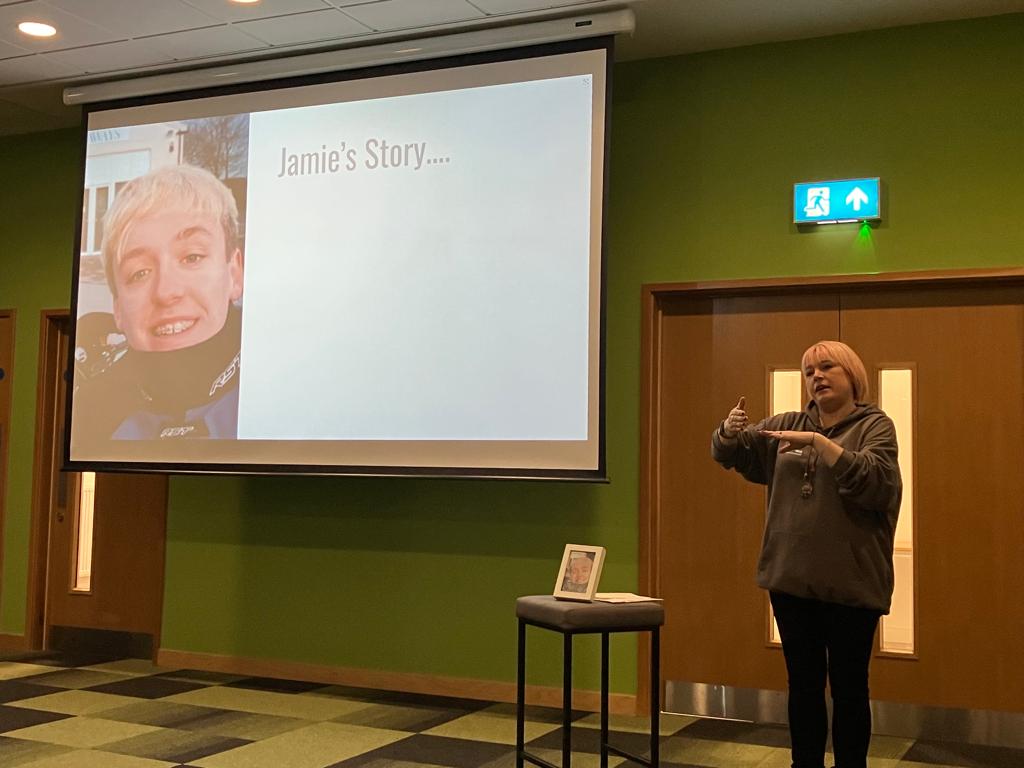 The importance of discussing #organdonation with your relatives - Donna talking about her son's experience as an organ donor and how Jamie lives on through his donor recipients @BuglassHelen @r_fergo10