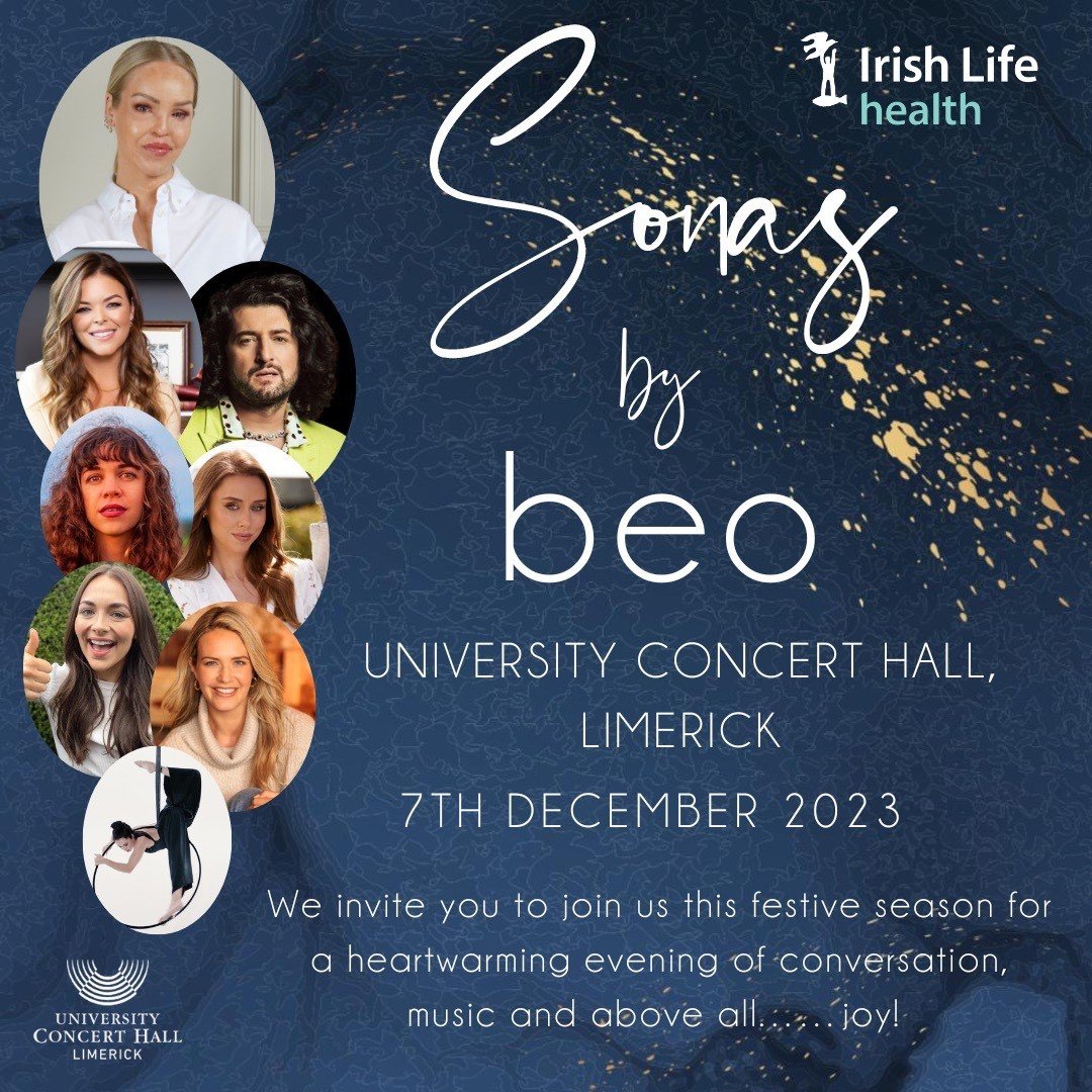 🌟Sonas By BEO🌟 📆7th Dec 2023 ⏰7.30pm A heart-warming evening of conversation, soulful music and above all joy! Lineup @KatiePiper_ @DoireannGarrihy Aoibhín Garrihy Arthur Gourounlian @UnaHealy Susan O'Neill @KayleighTrappe Kate Finnegan. Book Now: buff.ly/3sp2qzG