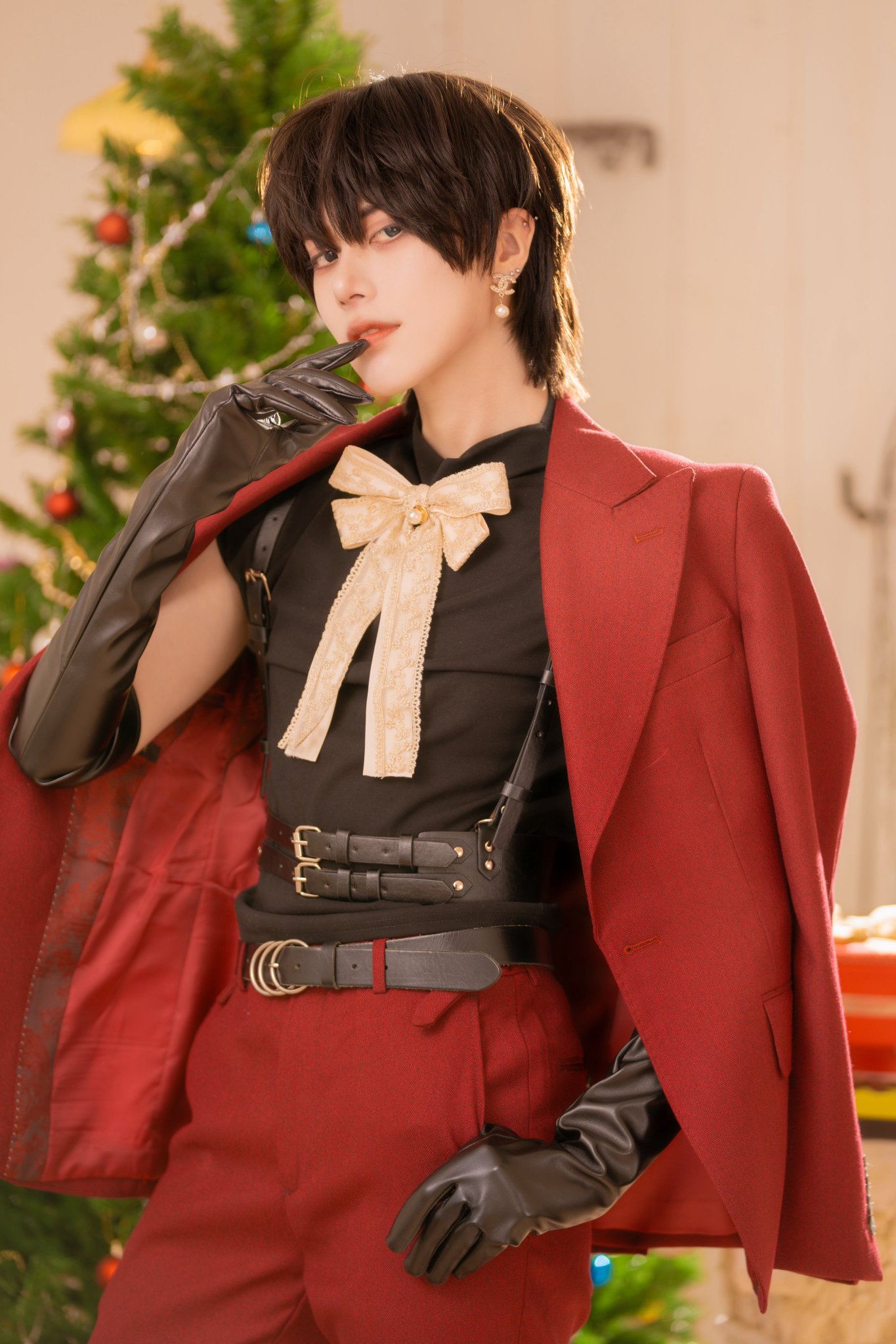 こ*ん様 ⭐️最終❤️お楽しみイベント❤️598 【個性的オーレア】クリスマスロ こ*ん様 ⭐️最終❤️お楽しみイベント❤️598 【個性的オーレア