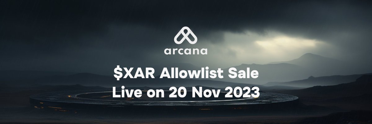 It’s Official!

We are thrilled to unveil the launch date for the XAR Reg-D token offering on <a href="/joinrepublic/">Republic</a>

📆 𝗦𝗮𝘃𝗲 𝘁𝗵𝗲 𝗗𝗮𝘁𝗲: The Allowlist sale will commence on Republic, a premier investment platform, on 𝗡𝗼𝘃 𝟮𝟬, 𝟮𝟬𝟮𝟯