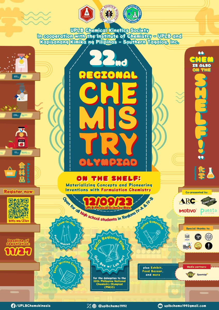 uplbchemo1992's tweet photo. 📣 𝐂𝐀𝐋𝐀𝐁𝐀𝐑𝐙𝐎𝐍 𝐀𝐍𝐃 𝐌𝐈𝐌𝐀𝐑𝐎𝐏𝐀! Great deals 👌 await our young geniuses 👩‍🔬👨‍🔬, as the annual 𝐑𝐄𝐆𝐈𝐎𝐍𝐀𝐋 𝐂𝐇𝐄𝐌𝐈𝐒𝐓𝐑𝐘 𝐎𝐋𝐘𝐌𝐏𝐈𝐀𝐃 (𝐑𝐂𝐎) is 𝐁𝐀𝐂𝐊 𝐎𝐍-𝐒𝐈𝐓𝐄 this coming 𝐃𝐄𝐂𝐄𝐌𝐁𝐄𝐑 𝟗, 𝟐𝟎𝟐𝟑! 

See full post: https://t.co/ursOAK9srX https://t.co/bAvodoyWpu