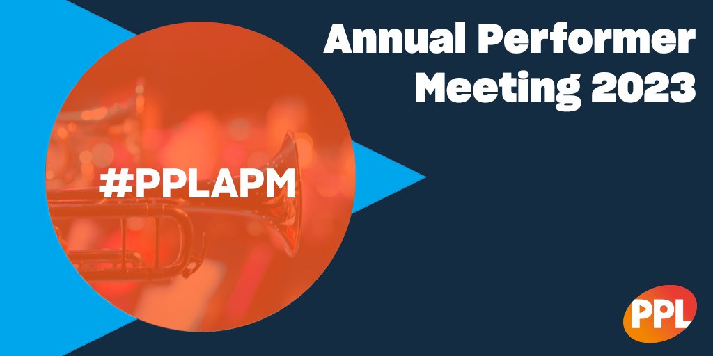 The 2023 PPL APM is taking place at Belfast’s @OhYeahCentre tomorrow afternoon. We’re looking forward to reporting to performer members on our business activities over the past year and the results of the Performer Director elections. #PPLAPM