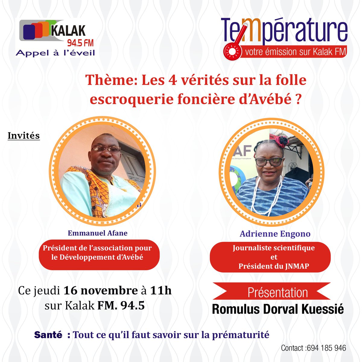 KuessRomulus's tweet photo. Et on revient ce jeudi pour parler d'un village , Avébé, victime d'une folle escroquerie foncière. Un particulier français veut carrément leur voler plus de 10 000 hectares au prix de 2 hectares. Partageons.
Ecoutez en ligne via : 
https://t.co/1LCEAUgaQz
#avebe @MindcafCameroun https://t.co/xRjhtfHmNC