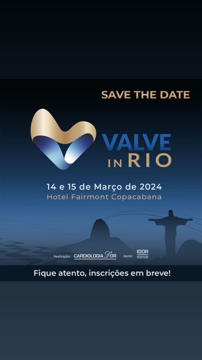 Officially announcing Valve in Rio 2024 !! 2 days of deep immersion into SHD !! Happy to have best KOLs around the 🌎with us ! @modine_thomas @didier_tchetche @lpbadano @hahn_rt @ignamatsant @m_taramasso @cleversonzuk @alcantaramonica @GuiAttizzaniMD @crisguedesb