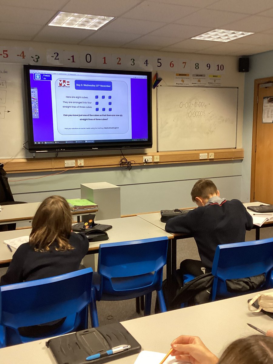 Year7 trying today’s puzzle
#MathsWeekEngland