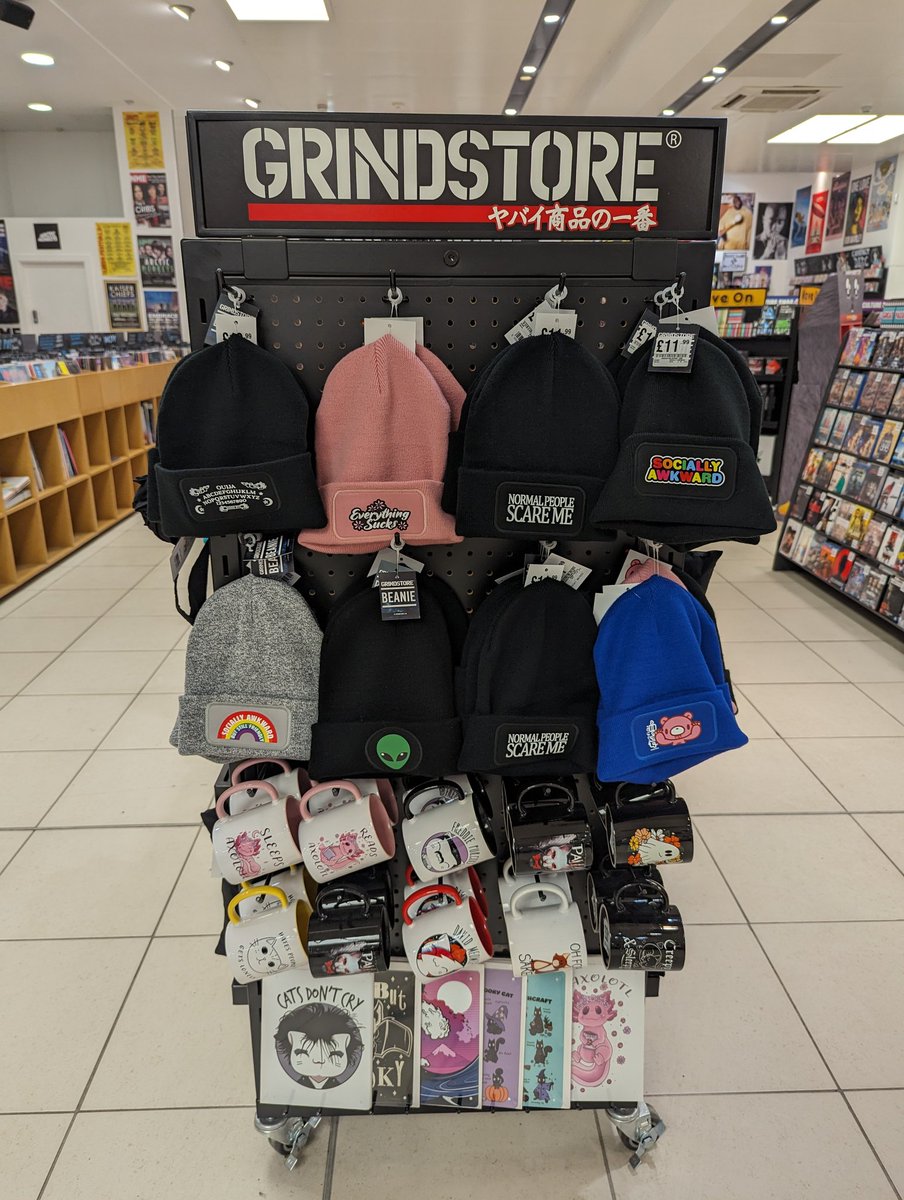 It's getting cold out there so warm your heads with these great <a href="/grindstore/">grindstore.com</a> beanies!