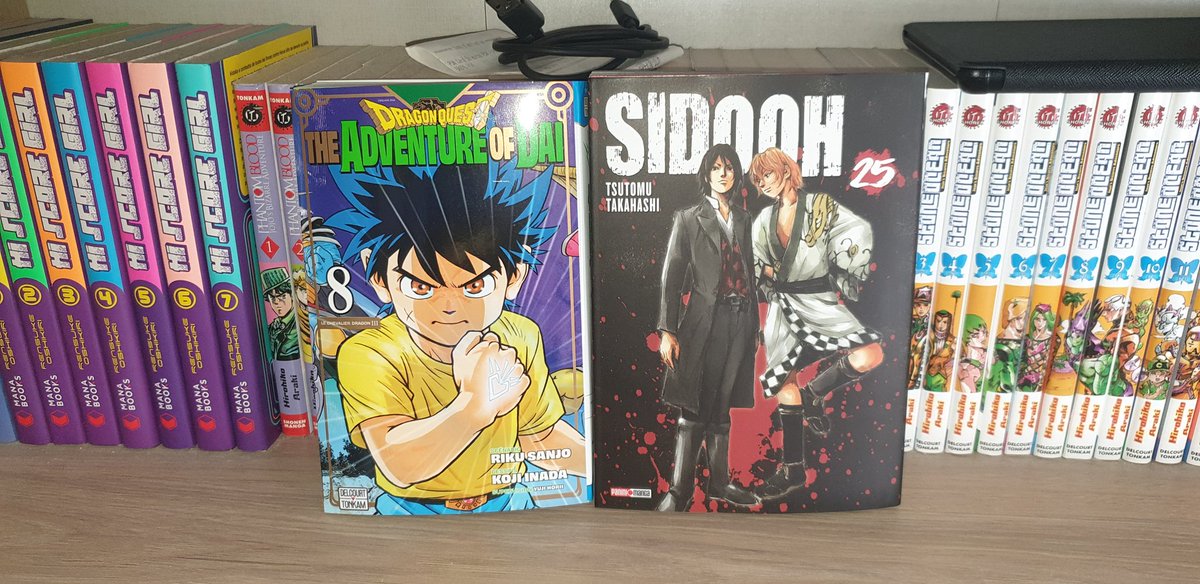 LC_Rooney_54's tweet photo. Achat manga #DragonQuestDai tome 8, #Sidooh tome 25 @DelcourtTonkam @PaniniManga https://t.co/WxOaafx5Fg