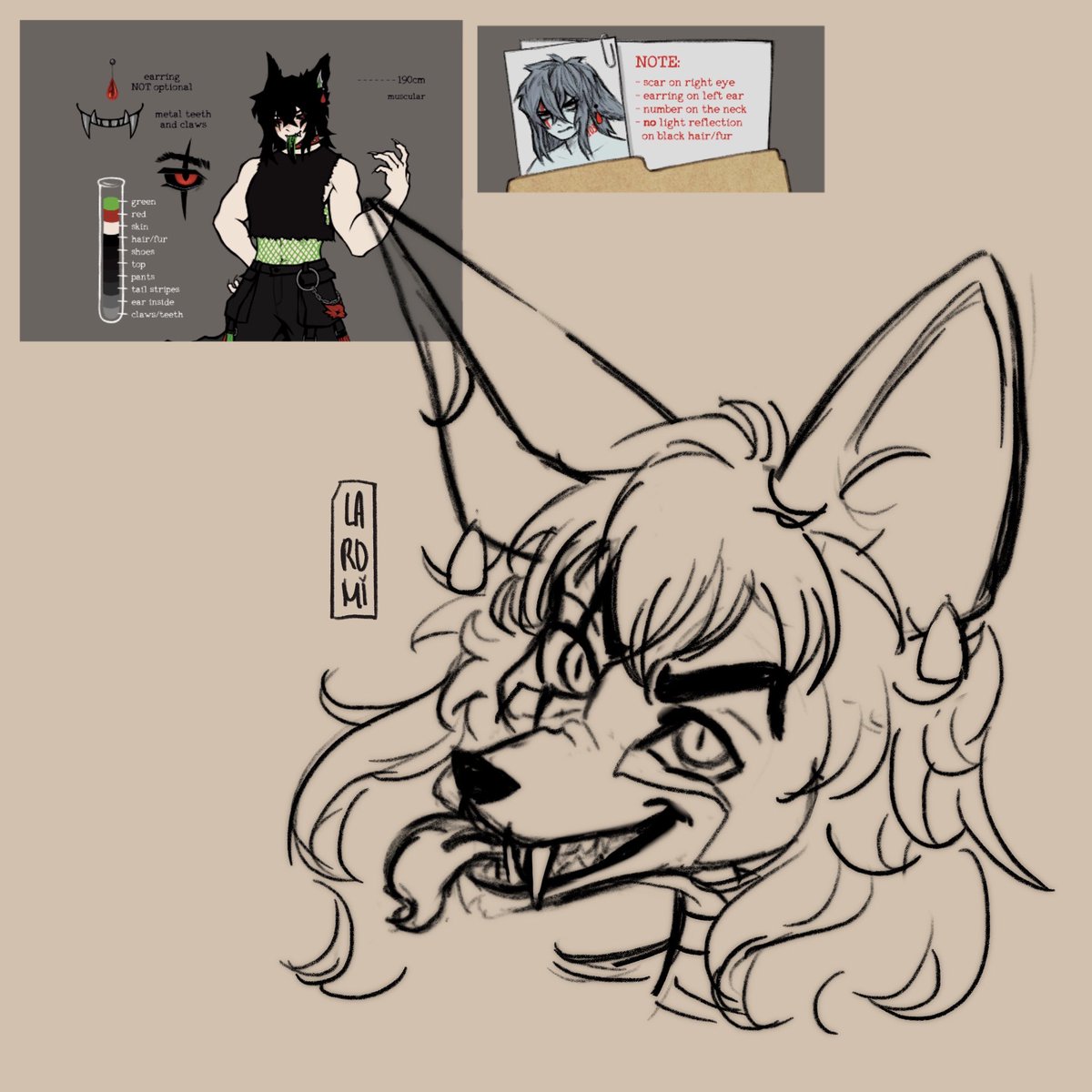 laromidraws's tweet photo. Thank you @YumiNonori for replaying my post 🥹💚
Here you have your baby <3
#furry #furryart #art #sketch #fenneco #fennec https://t.co/uvaYypws07