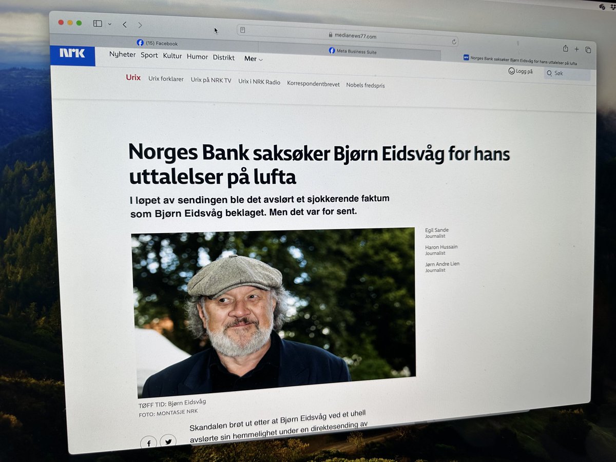 Bjørn Eidsvåg tweet media