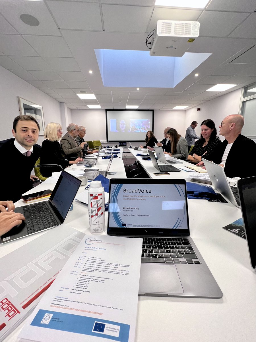 BroadVoice_Proj's tweet image. The #BroadVoiceProject officially kicks off in #Dublin 
workplaceinnovation.eu/broadvoice/

#workervoice #workplaceinnovation #IndustrialRelations #collectivebargaining #codetermination