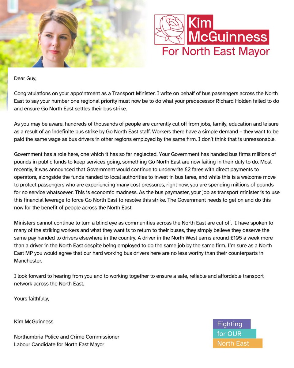 KiMcGuinness's tweet photo. Here’s the letter I sent to the transport Minister yesterday to congratulate him on his appointment and to urge him to act! https://t.co/L8WoPuJyvd
