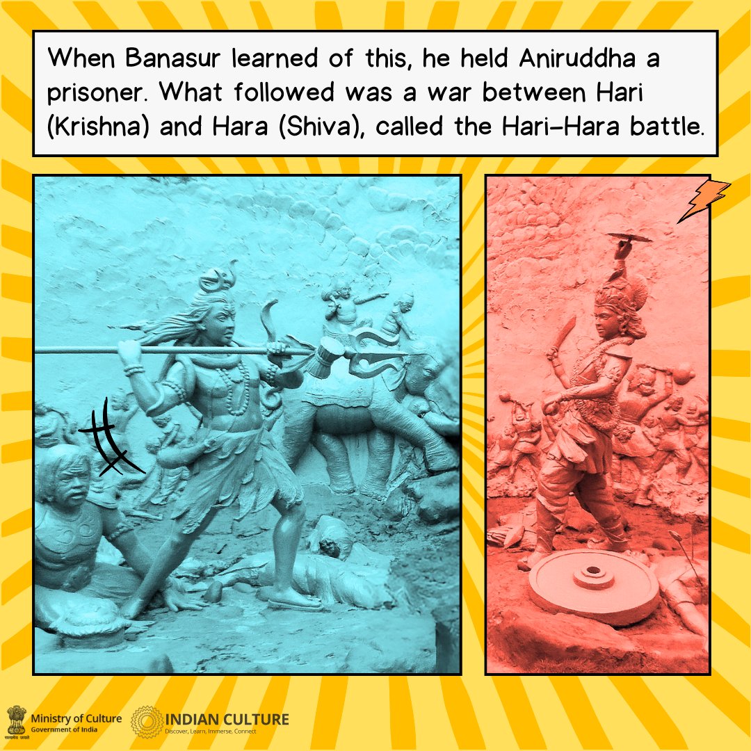 _IndianCulture's tweet photo. More such interesting legends and stories can be found in the Snippets category at the Indian Culture Portal at https://t.co/gSQIs2LXIU
#indianepics #assamfolktales #assamlegends #indianfolktales #tezpur #tezpurplacestovisit #indianculture #agnigarh #hindumythology #banasura https://t.co/oVGvslS3Vd
