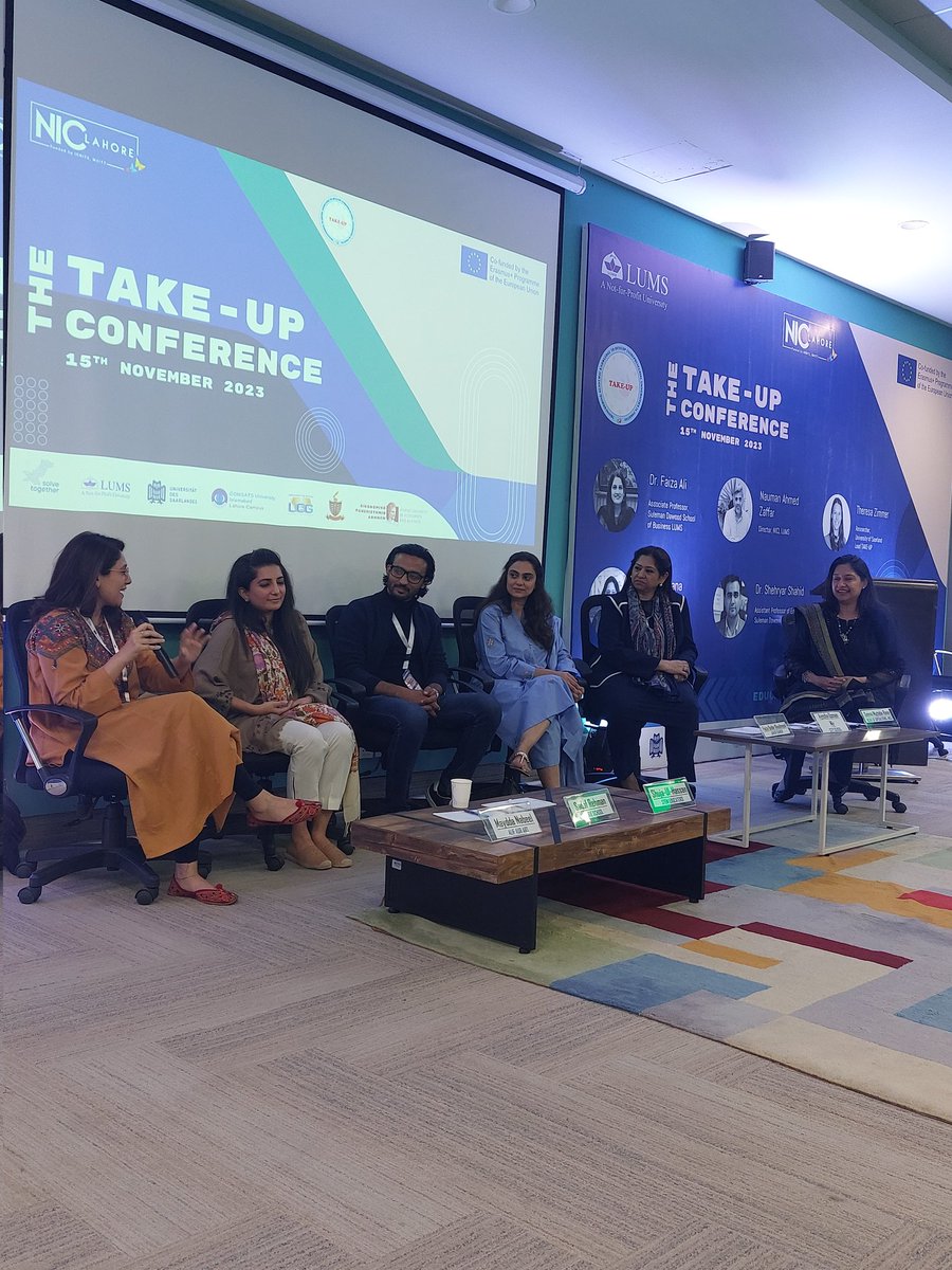 Our last session is 'How early can an entrepreneurial mindset be instilled in young students?' Join the conversation in our next session moderated by our Head of Operations, Saima Rana. #TAKEUPConference23