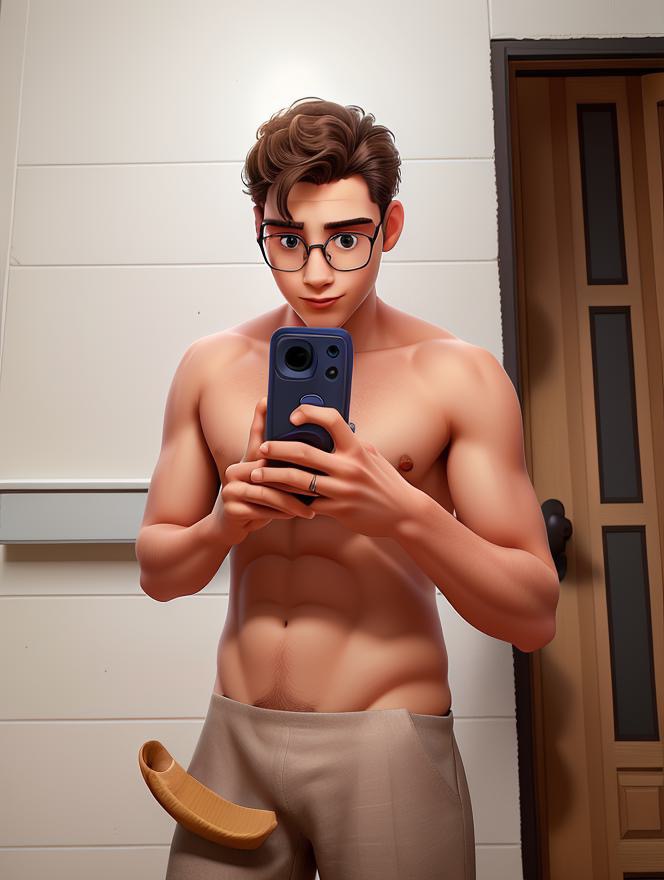 f_dee24's tweet photo. Turned random X hot guys' nudes into AI.. AI still to shy to convert cocks into cartoons🤣 https://t.co/h38U7BcFk9