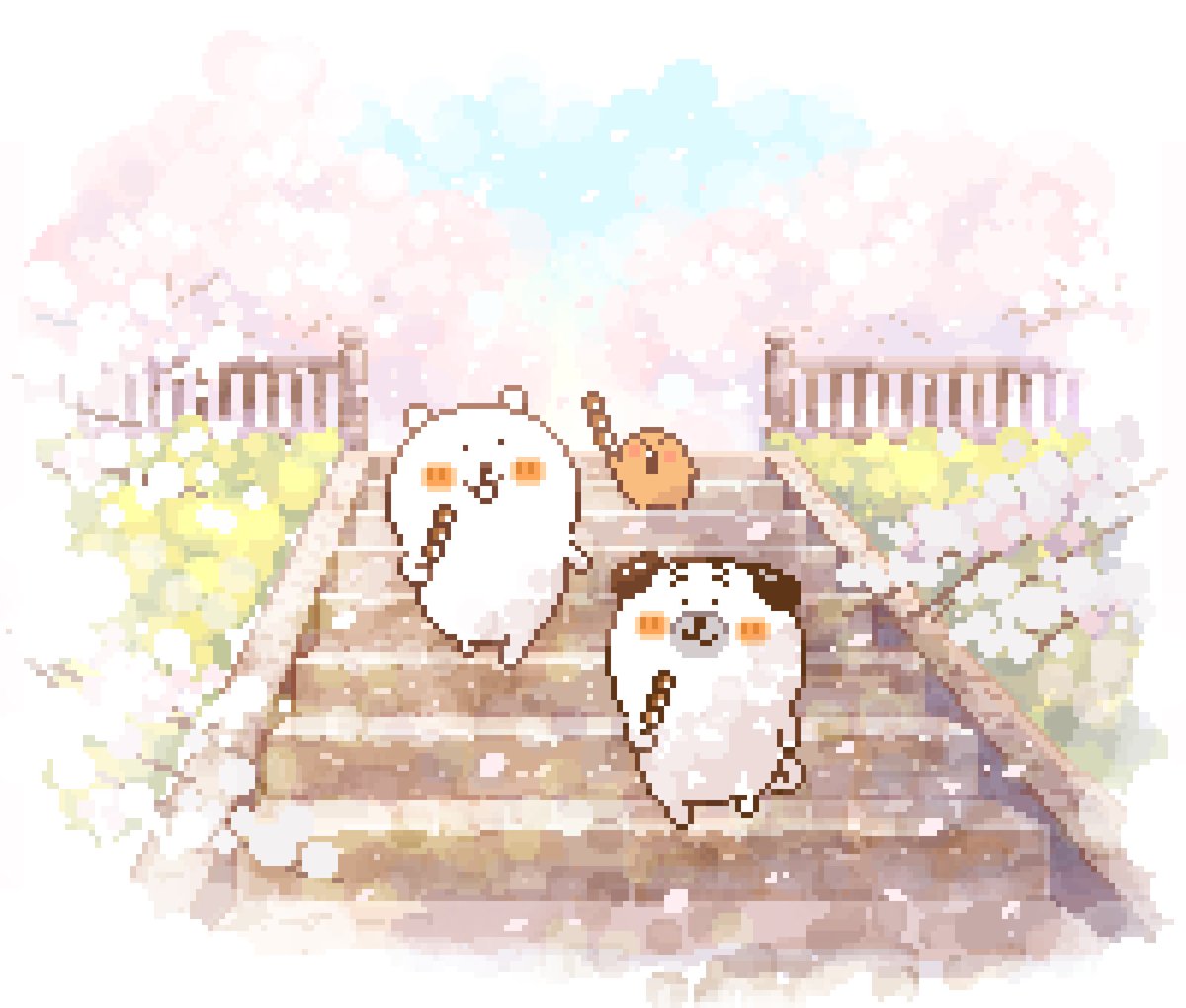 最近の急激な寒さで、暖を取る絵より、もう来年の春を望んでます…? 12 