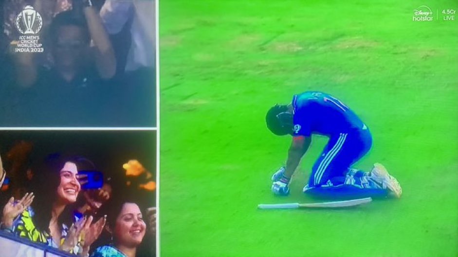 This stuff from Kohli is exactly what you dream of as a kid. Playing in front of your idol, scoring runs in the most important matches, making your wife, family, and the nation proud. Exceptional.

#ViratKohli𓃵 #CWC23 #INDvsNZ