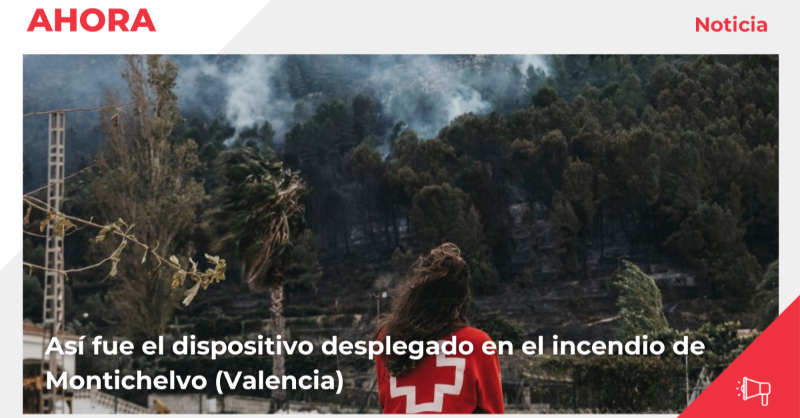 CruzRojaEsp's tweet photo. [#AHORACruzRoja] 🖥️ 

Durante el #IFMontixelvo, y ante la necesidad de refuerzos, la @generalitat activó al Equipo de Respuesta Inmediata en Emergencias para organizar en vehículos a los equipos humanos y recursos materiales necesarios para socorrer las localidades afectadas.