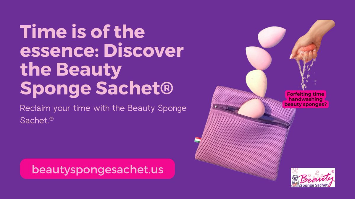 cleanyosponges's tweet photo. Discover the ultimate solution to your beauty sponge maintenance needs with our innovative Beauty Sponge Sachet. Say goodbye to single-use plastic packaging and hello to an eco-friendly and hygienic alternative that will transform the way you care for your sponges. https://t.co/V6zOx3hc0E