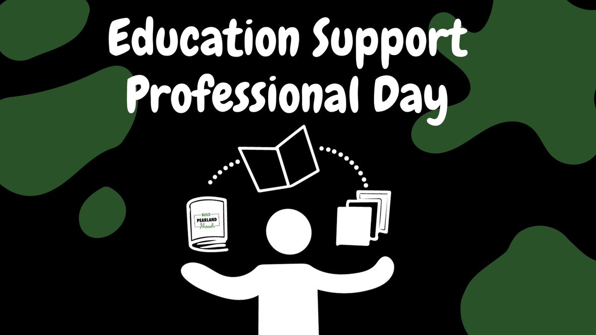 PearlandISD's tweet photo. 💚😊Happy Education Support Professionals Day! These professionals support campuses to ensure every child can be safe, learn, grow and achieve! #BuildPearlandProud #EducationalSupportProfessionalsDay https://t.co/qGB4oxzg40