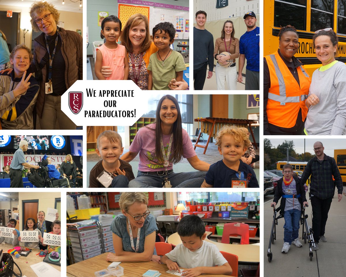 Today we are honored to recognize our outstanding paraeducators across the district who support instruction and daily operations within our schools, while inspiring and encouraging our students to achieve their very best. We are truly grateful for their contributions. #RCSpride