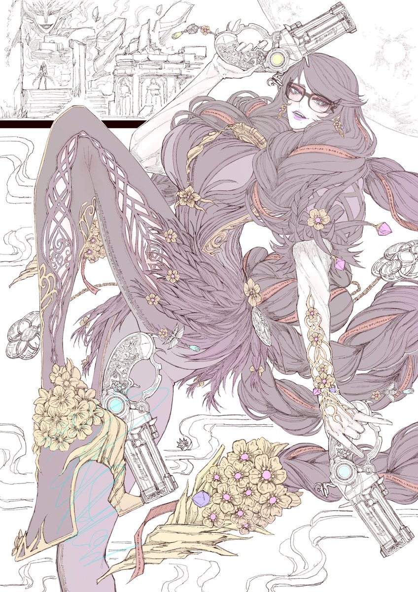 JunWumo's tweet photo. 画个贝优妮塔
要是喜欢我的作品就关注我吧
 #Bayonetta #贝优妮塔  #猎天使魔女  #ベヨネッタ https://t.co/cD1ZCZnuYM
