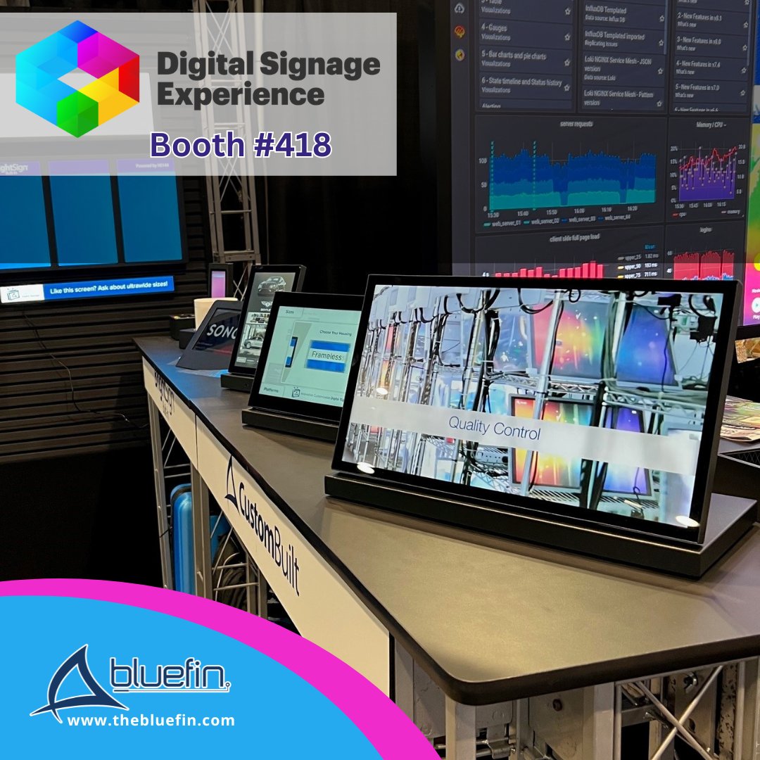 BluefinLcd's tweet photo. Planning on coming to #DSEShow? Join us in booth #4️⃣1️⃣8️⃣for a demo of our latest products, including our newly launched Flex-OS Screens. See you in Las Vegas!🎰 https://t.co/xoMw9Y6qEx
#DSEShow #digitalsignageexperience #DSE2023 #FlexOS #productdemo #technology https://t.co/2eqomXwbga