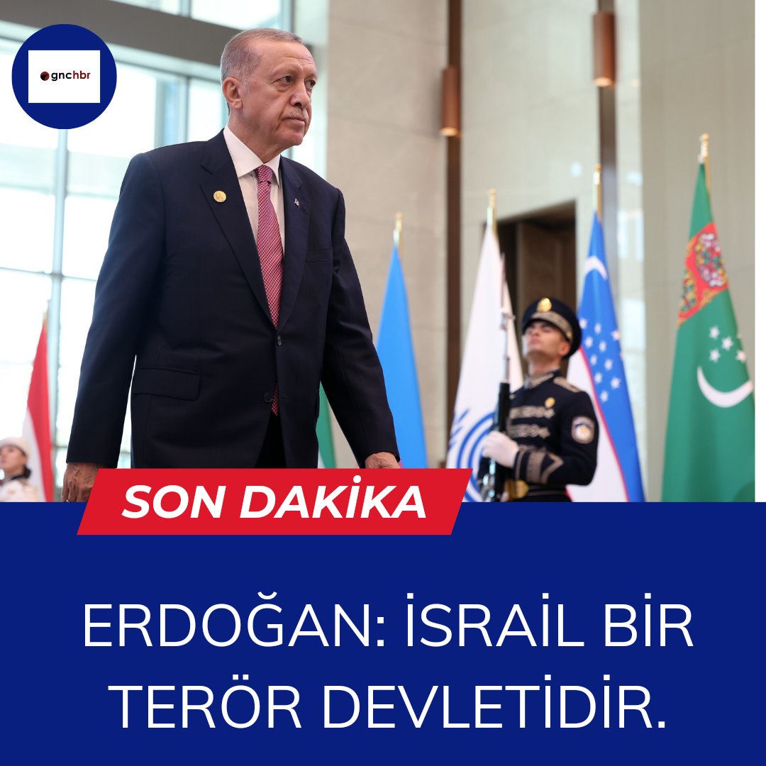 gnchbrofficial's tweet photo. #SONDAKİKA Cumhurbaşkanı Erdoğan: İsrail bir terör devletidir.
 
Burdan Netanyahu'ya sesleniyorum, sende atom bombası var mı, yok mu? Sıkıysa söyle var mı?

Sende bu bomba var ve biz bunu biliyoruz. Artık eceliniz geliyor, neye sahip olursan ol, gidicisin. https://t.co/27qBYn7WEs