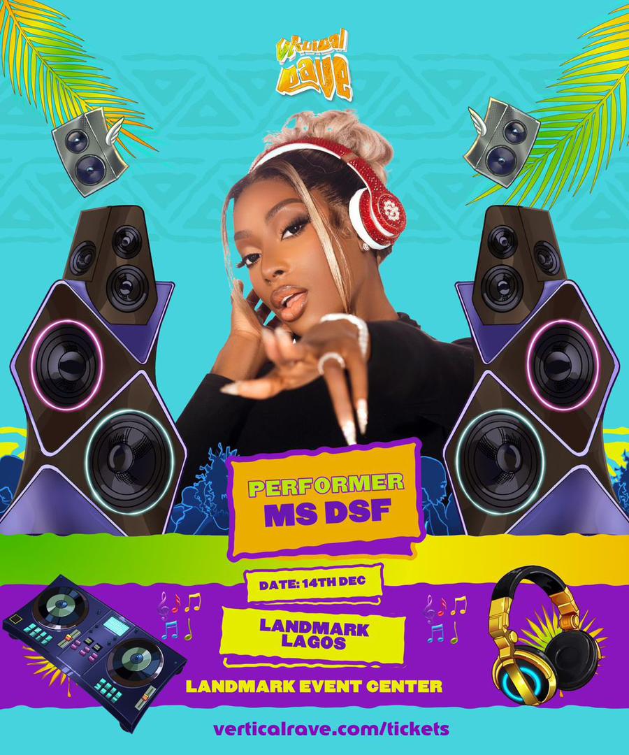 Getting lit with @ms_dsf at @verticalrave
Tickets ready ...will party hard on Dec 14!!
 #MSDSFATVERTICALRAVE #VERTICALRAVE2023