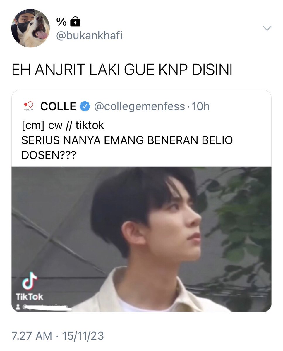 di hari ulang tahunnya, khafi malah bete karena pak anggara tiba-tiba rame diomongin di twitter. untungnya, hadiah dari pacarnya bisa bikin dia luluh.

a heejake short au
© essehour