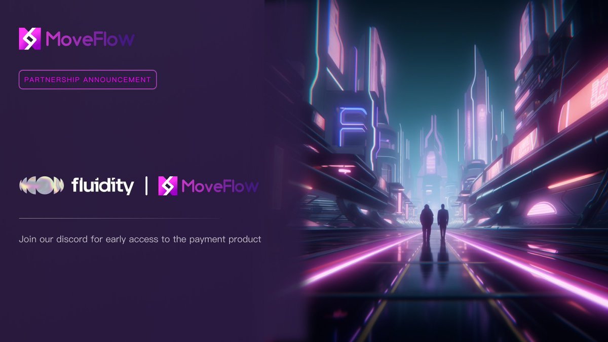ARB_Universe's tweet photo. 💥 @fluiditylabs has been partners with @moveflowlabs
💥 #MoveFlow is a programmable payment protocol that enables users to set up pre-defined transaction rules based on time and events
🔽 VISIT
https://t.co/hg4GLDIBNg
#ARB_Universe https://t.co/5mFljDAQvf