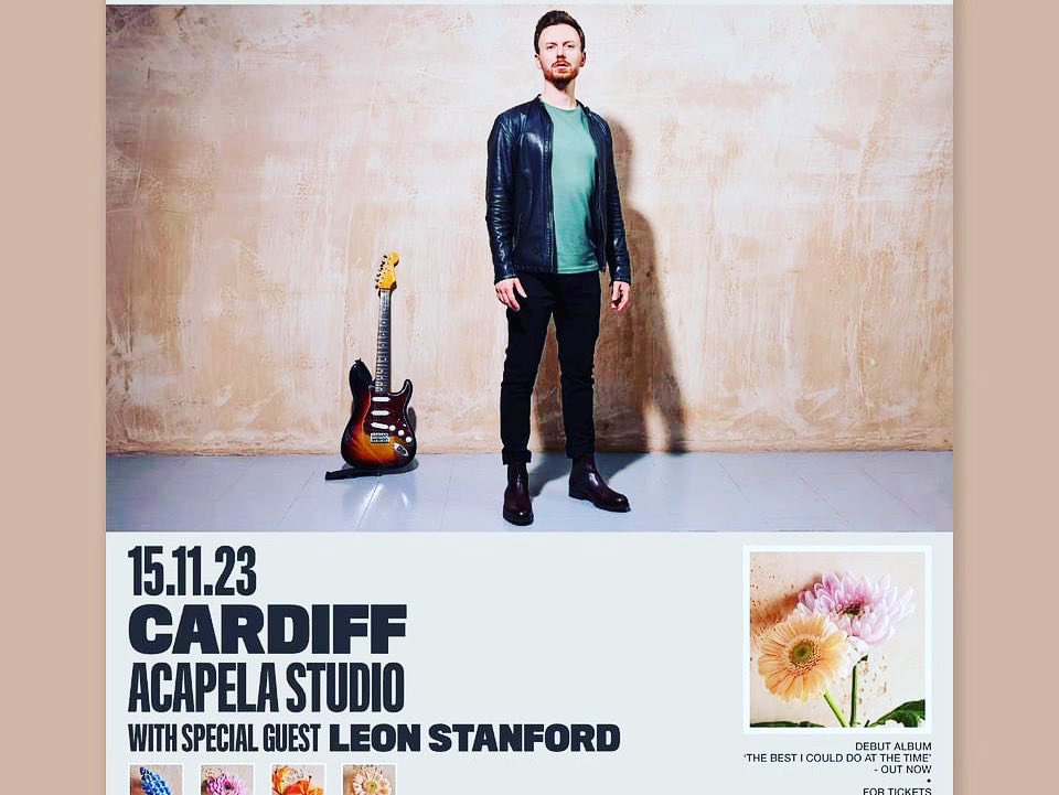 Playing Acapela Studio in Cardiff for the first time this evening with @theleonstanford supporting old touring mate @joehicksmusic. For fans of John Mayer, James Bay etc if anyone fancies a night of great live original music.