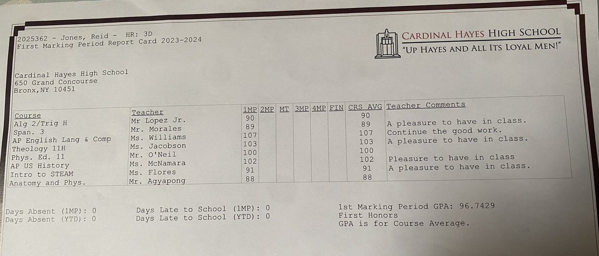 Reid Jones (@jones__reid) on Twitter photo No better feeling than making it to your first high school championship game in the same week you make first honors and have a 96 average! I am a SCHOLAR ATHLETE. #UpHayes No better feeling than making it to your first high school championship game in the same week you make first honors and have a 96 average! I am a SCHOLAR ATHLETE. #UpHayes