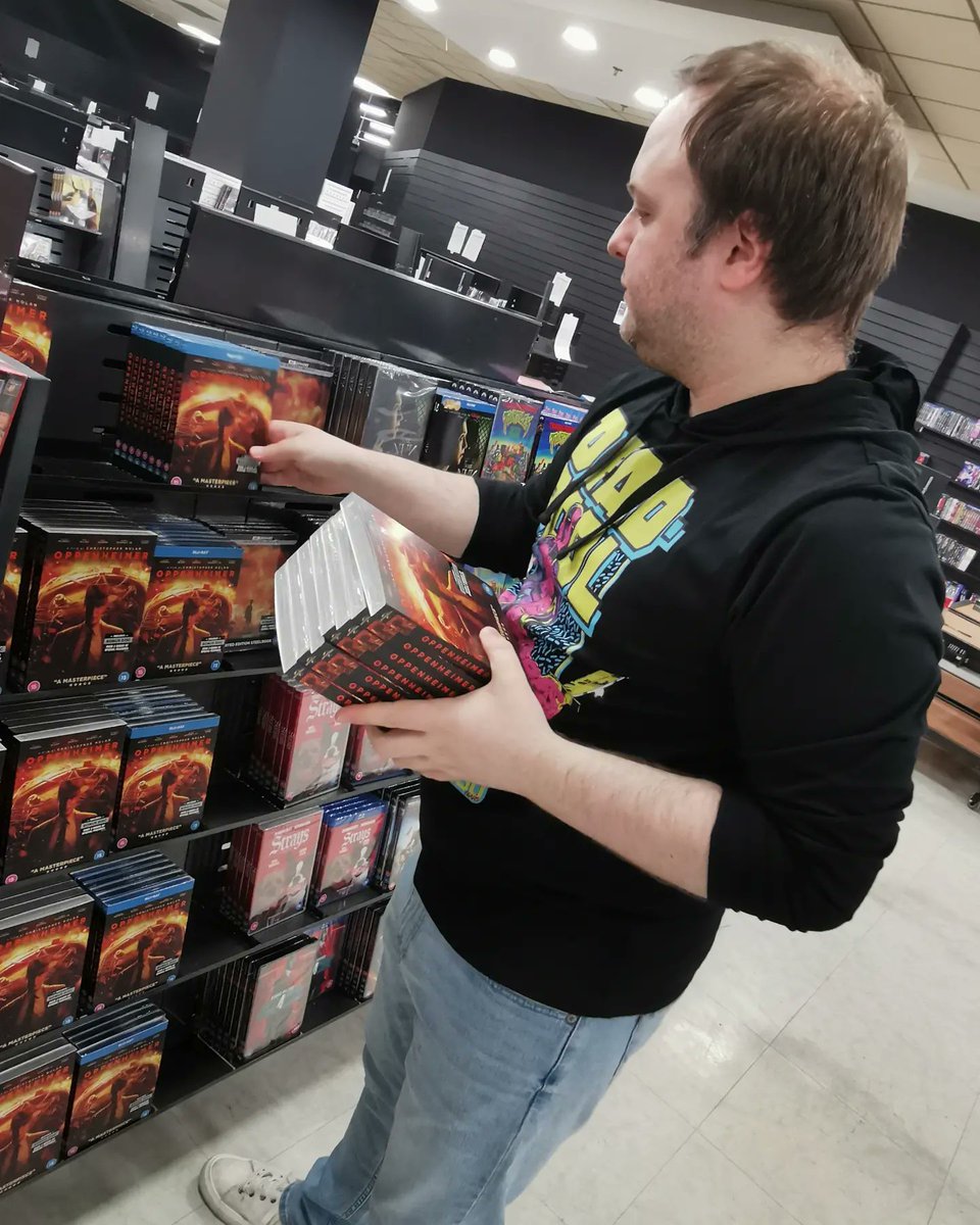 hmvBirmingham's tweet photo. The store is starting to take shape! 🤩 Can't wait to see what you guys think when we open next week with more exciting stock... including steelbooks and merch currently sold out online! 🔥

See you soon! 🔥

#hmvBirmingham #hmv #bullring @Bullring https://t.co/32VMtSa8HV
