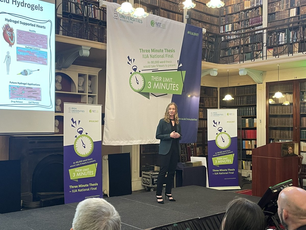 Victoria Ward is a PhD Researcher from <a href="/uniofgalway/">Ollscoil na Gaillimhe | University of Galway</a>. Victoria is presenting her thought-provoking research titled "Healing Hearts with Hyaluronic Acid Hydrogels" now at the #IUA3MT