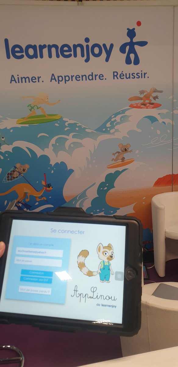 ctrabado1's tweet photo. Sur le stand @LEARNENJOY...avec aussi MathPower soutenu dans le cadre du dispositif #eduUp
#edtech #AppLINOU #college #ecolematernelle https://t.co/sCHFT5cMJR