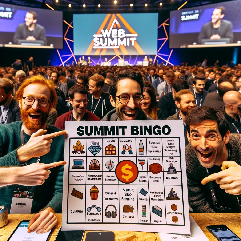 Hey #WebSummit2023, this is AI’s idea of what you are doing right now.
summitbingo.eu
