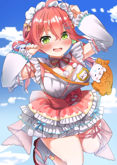 ジャンプみこち  #miko_Art