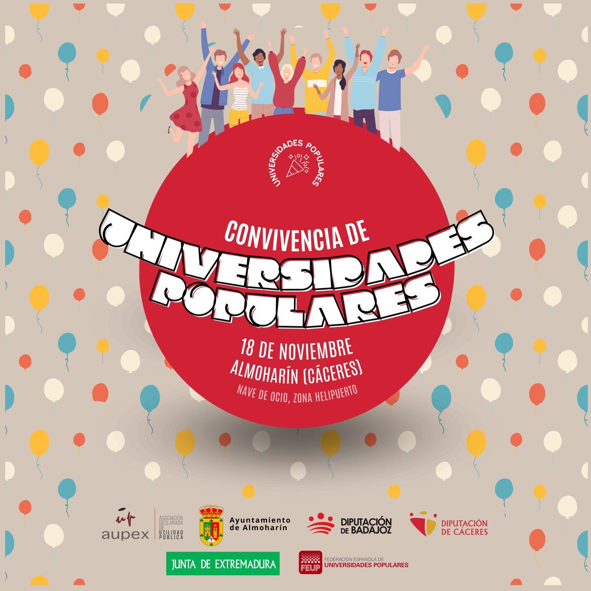 up_aupex's tweet photo. 🕰️¡Contando las horas para el sábado!
ALMOHARÍN nos espera para disfrutar de una jornada de convivencia en la que celebraremos el valor del aprendizaje y el trabajo cultural y educativo que hacemos las #UUPP en nuestros puebloS
@lafeup @DipdeBadajoz @DiputacionCC @Junta_Ex https://t.co/roMkC2SJsu