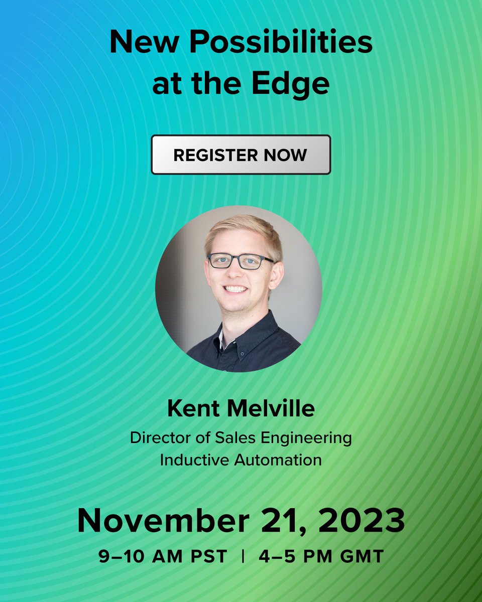 InductiveAuto's tweet photo. ๐
FREE WEBINAR: https://t.co/90geG7BZwC
๐ก Do more at the #Industrial #EdgeOfNetwork!
TOPICS:
๐ #Data storage & logic at the #edge
โ๏ธ Adding #IIoT to existing #SCADA
๐ Managing & scaling out edge gateways https://t.co/xbezdxS7fF