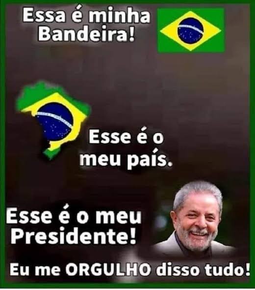 Aqui o perfil é 100% Lula, Dilma, Haddad e o PT, se você não concorda cai fora, vaza, rua......