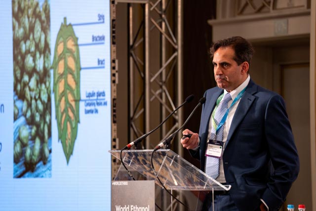 BetatecHops's tweet photo. Sami Faour, our Global Technical Director, speaking at the World Ethanol & Biofuels conference last week, about how #hopacids technology can help in increasing #ethanol yields.
#worldethbio #hops #ethanol #biofuels #fermentation https://t.co/zM1bqeFL99